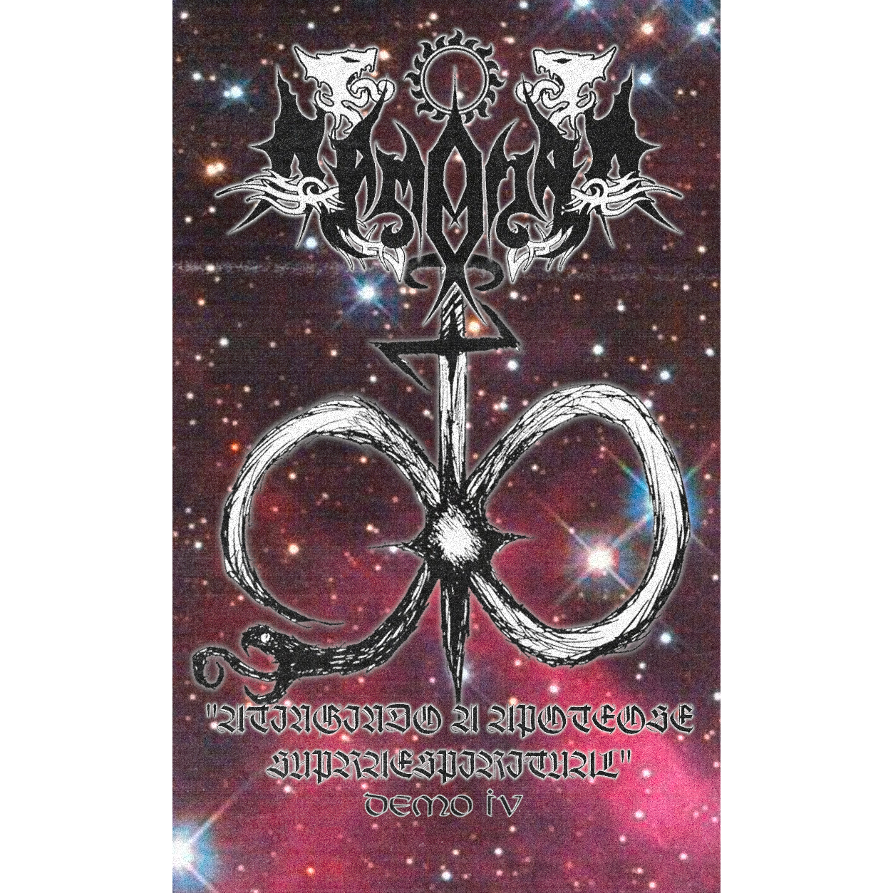 Aamonblut - Atingindo a Apoteose Supraespiritual - Demo IV Cassette Tape