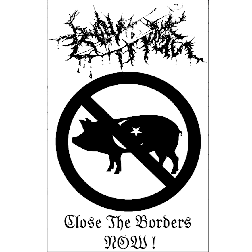 Rampage - Close The Borders NOW! Cassette Tape
